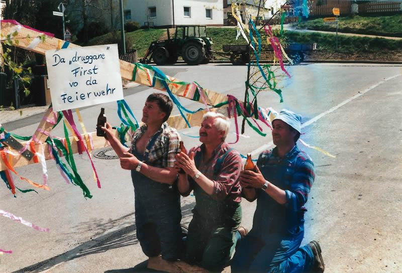 Bild vom See mit Segelschiff