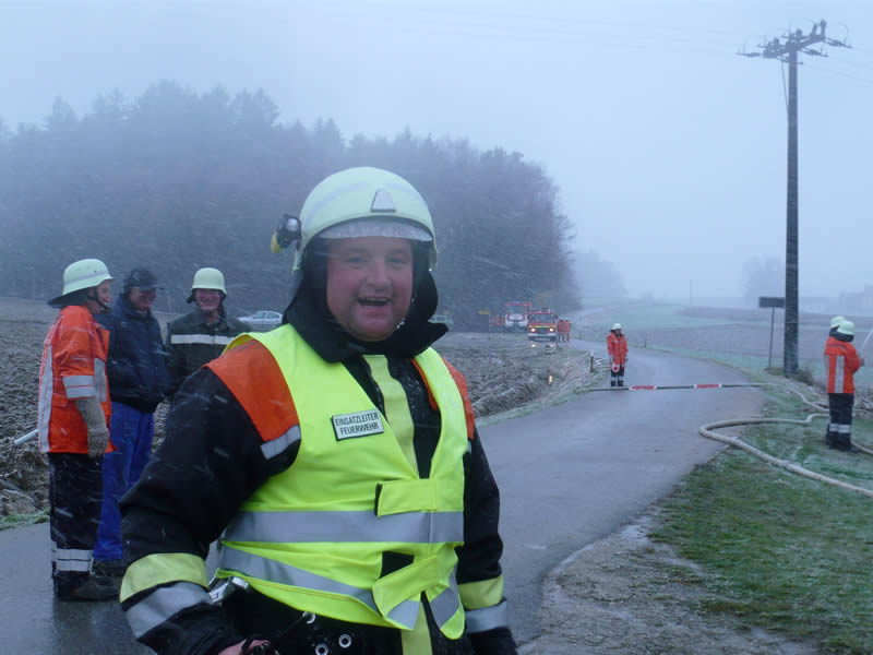 Einsatzleiter Konrad Huber