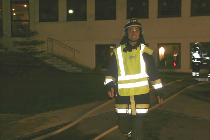 Einsatzleiter Michael Fuchs